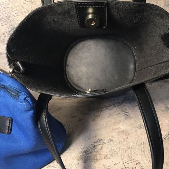 Expressions NYC Vegan Leather Mini Satchel Bucket - Picture 10 of 11